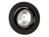 InLight Χωνευτό Στρογγυλό Φωτιστικό Κινητό GU10 Μαύρο (43277)