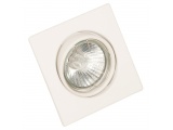 InLight Χωνευτό Τετράγωνο Φωτιστικό Κινητό GU10 Λευκό (43278)