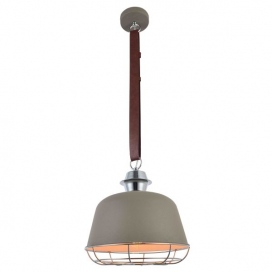 Spotlight Μονόφωτο Κρεμαστό Φωτιστικό Γκρι (3176)