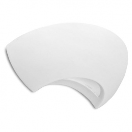 Spotlight Επιτοίχιο Γύψινο Φωτιστικό Λευκό (5669)