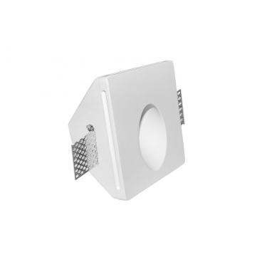 Adeleq Χωνευτό Τετράγωνο Γύψινο Φωτιστικό GU10-MR11 Λευκό&nbsp; (21-11020)