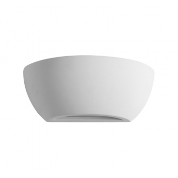 Adeleq Γύψινο Κωνικό Επιτοίχιο Φωτιστικό Up - Down E14 Λευκό (21-11018)