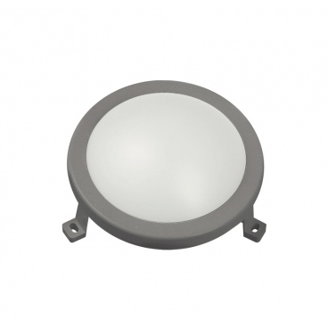 Adeleq Επιτοίχιο Φωτιστικό 6W 4000K Γκρι (21-10661)