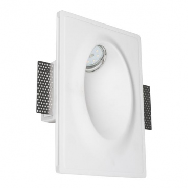 Spotlight Χωνευτό Γύψινο Φωτιστικό GU10 Λευκό&nbsp; (5962)