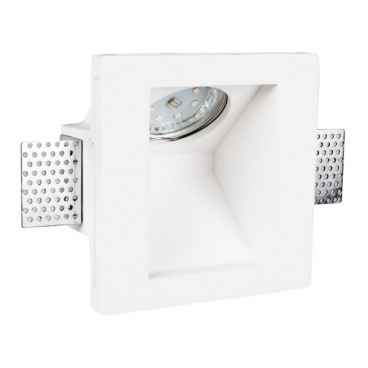 Spotlight Χωνευτό Γύψινο Φωτιστικό GU10 Λευκό&nbsp; (5975)