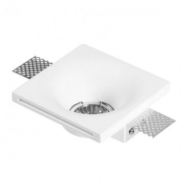 Spotlight Χωνευτό Γύψινο Φωτιστικό GU10 Λευκό&nbsp;(5976)