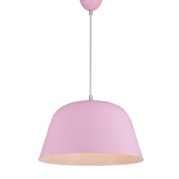 Zambelis Lights Μονόφωτο Κρεμαστό Φωτιστικό Ροζ (180076)