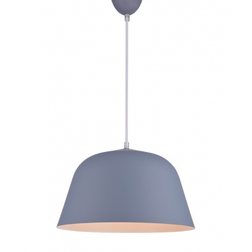 Zambelis Lights Μονόφωτο Κρεμαστό Φωτιστικό Γκρι (180075)