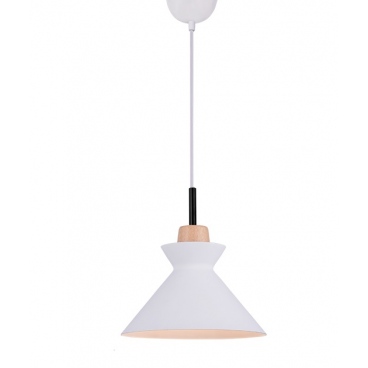 Zambelis Lights Μονόφωτο Κρεμαστό Φωτιστικό Λευκό (180066)