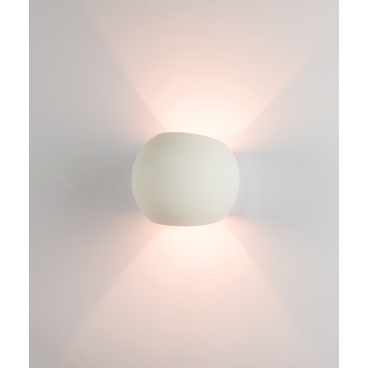 Zambelis Lights Επιτοίχιο Φωτιστικό Λευκό (180028)
