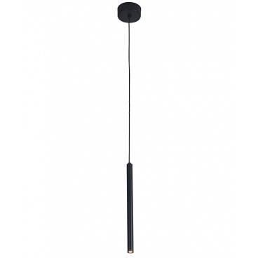 Zambelis Lights Led Μονόφωτο Κρεμαστό Φωτιστικό Μαύρο (17009)