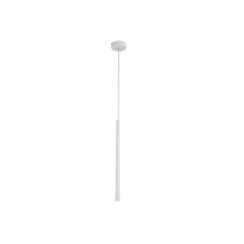 Zambelis Lights Led Μονόφωτο Κρεμαστό Φωτιστικό Λευκό (17008)