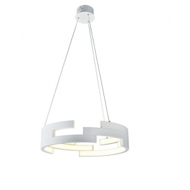 Zambelis Lights Led Κρεμαστό Φωτιστικό Λευκό (17001)