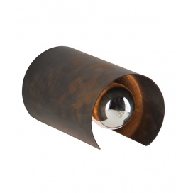 Zambelis Lights Επιτοίχιο Φωτιστικό Παλαιωμένο Χάλυβα (16153)