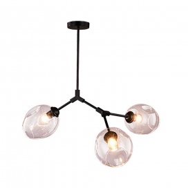 Zambelis Lights Τρίφωτο Φωτιστικό Μαύρο (1697)