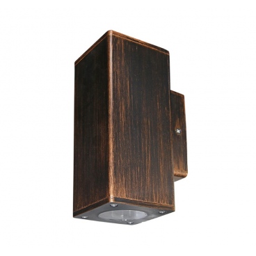 Επιτοίχιο Πλαστικό Σποτ Up-Down Ρουστίκ 76x76 (3-07602171)