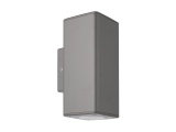 Επιτοίχιο Πλαστικό Σποτ Up-Down Γκρι 90x90 (3-0900216)