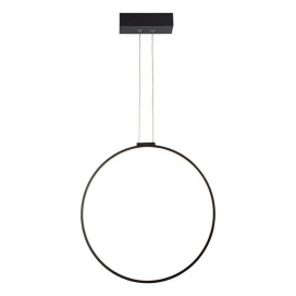 Zambelis Lights Led Μονόφωτο Κρεμαστό Φωτιστικό Μαύρο (1612)