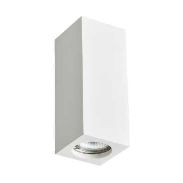 Aca Ruth Γύψινο Τετράγωνο Σποτ Οροφής GU10 (G95201C)