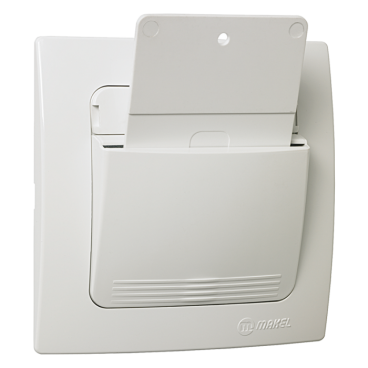 Makel Lillium Διακόπτης Ξενοδοχείων με Καθυστέρηση Λευκός (32001046)