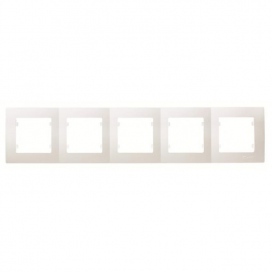 Makel Lillium Οριζόντιο Πλαίσιο 5 Θέσεων Λευκό (32001705)