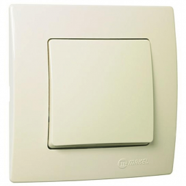 Makel Lillium Διακόπτης Μεσαίος Αλλέ - Ρετούρ Μπεζ (32010120)