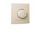 Makel Lillium Διακόπτης Dimmer 600W Μπεζ (32010A76)