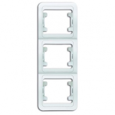 Makel Mimoza Κάθετο Πλαίσιο 3 Θέσεων Λευκό (22033)