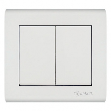 Makel Manolya Διακόπτης Κομμυτατέρ Λευκός (41001103)
