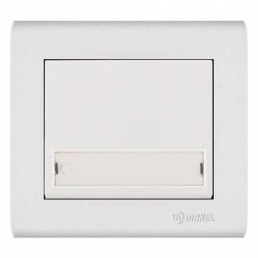 Makel Manolya Διακόπτης Μπουτόν Επιγραφής Λευκός (41001130)