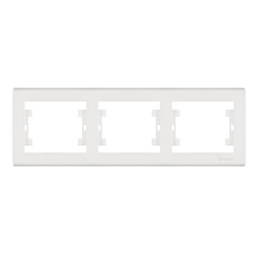 Makel Manolya Οριζόντιο Πλαίσιο 3 Θέσεων Λευκό (41001703)