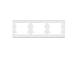 Makel Manolya Οριζόντιο Πλαίσιο 3 Θέσεων Λευκό (41001703)