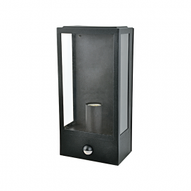 Aca Celia Επιτοίχιο Φωτιστικό Μαύρο (CELIA1WBKPIR)