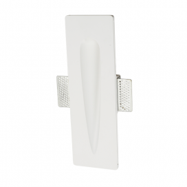 Aca Macy Led Γύψινο Φωτιστικό Τοίχου (G8008LED)