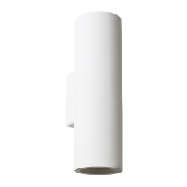 Aca Ror Γύψινο Επιτοίχιο Φωτιστικό Up - Down (G85092W)