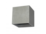 Aca Block Τσιμεντένιο Επιτοίχιο Φωτιστικό Up - Down (GC85141W)