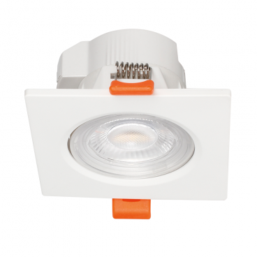 LED SMD ΛΕΥΚΟ χωνευτό φωτιστικό οροφής 7W 40° (FALKO7S)