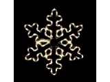 96 Leds (3mm) Snowflake Θερμό Flash (XSNOWBLEDWW56)