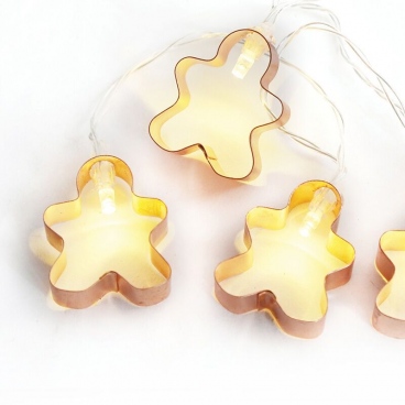 10 Led (5mm) Θερμά Λαμπάκια Metal Copper Gingerbread (XD10WW2A)