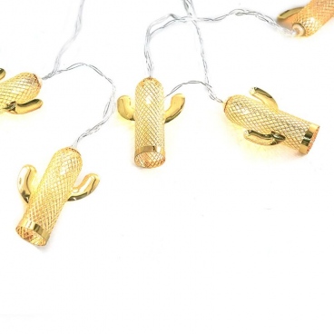10 Led (5mm) Θερμά Λαμπάκια Metal Cactus (CACTUS10WW2A)