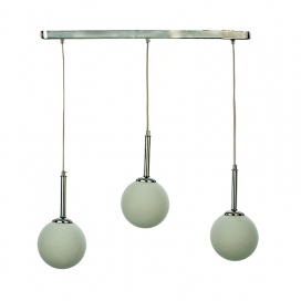 InLight Τρίφωτο Φωτιστικό Χρώμιο (4515-3)