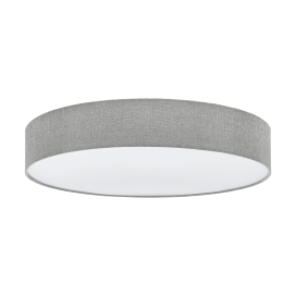 Eglo Pasteri Πλαφονιέρα Ανοιχτό Γκρι (97617)