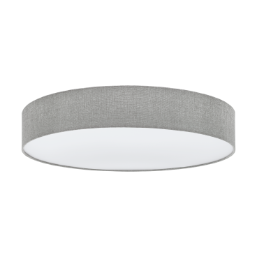 Eglo Pasteri Πλαφονιέρα Ανοιχτό Γκρι (97617)