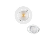Spotlight LED COB Χωνευτό Κινητό Φωτιστικό 10W 60° 4000K (5989)