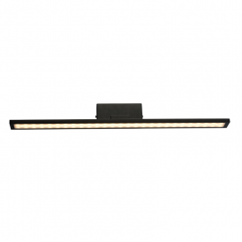 Aca Led Φωτιστικό Οροφής Μπάνιου 16W 3000K Μαύρο (PN19LEDW56BK)