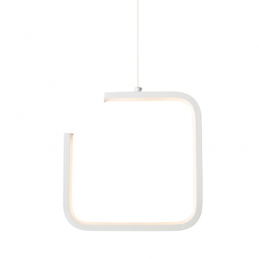 Aca Led Κρεμαστό Φωτιστικό 8W 3000K Λευκό (V27LEDP22WH)