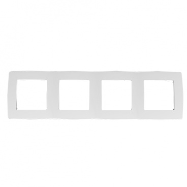 Acaelec Prime Πλαίσιο 4 Θέσεων Λευκό (1000119301)