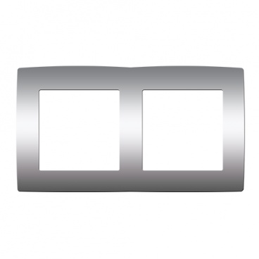 Acaelec Prime Πλαίσιο 2 Θέσεων Ματ Αλουμίνιο (1000119103)