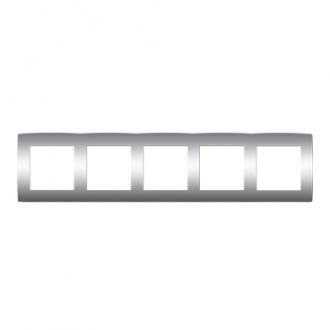 Acaelec Prime Πλαίσιο 5 Θέσεων Ματ Αλουμίνιο (1000119403)