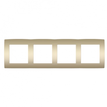 Acaelec Prime Πλαίσιο 4 Θέσεων Ματ Σαμπανιζέ (1000119304)